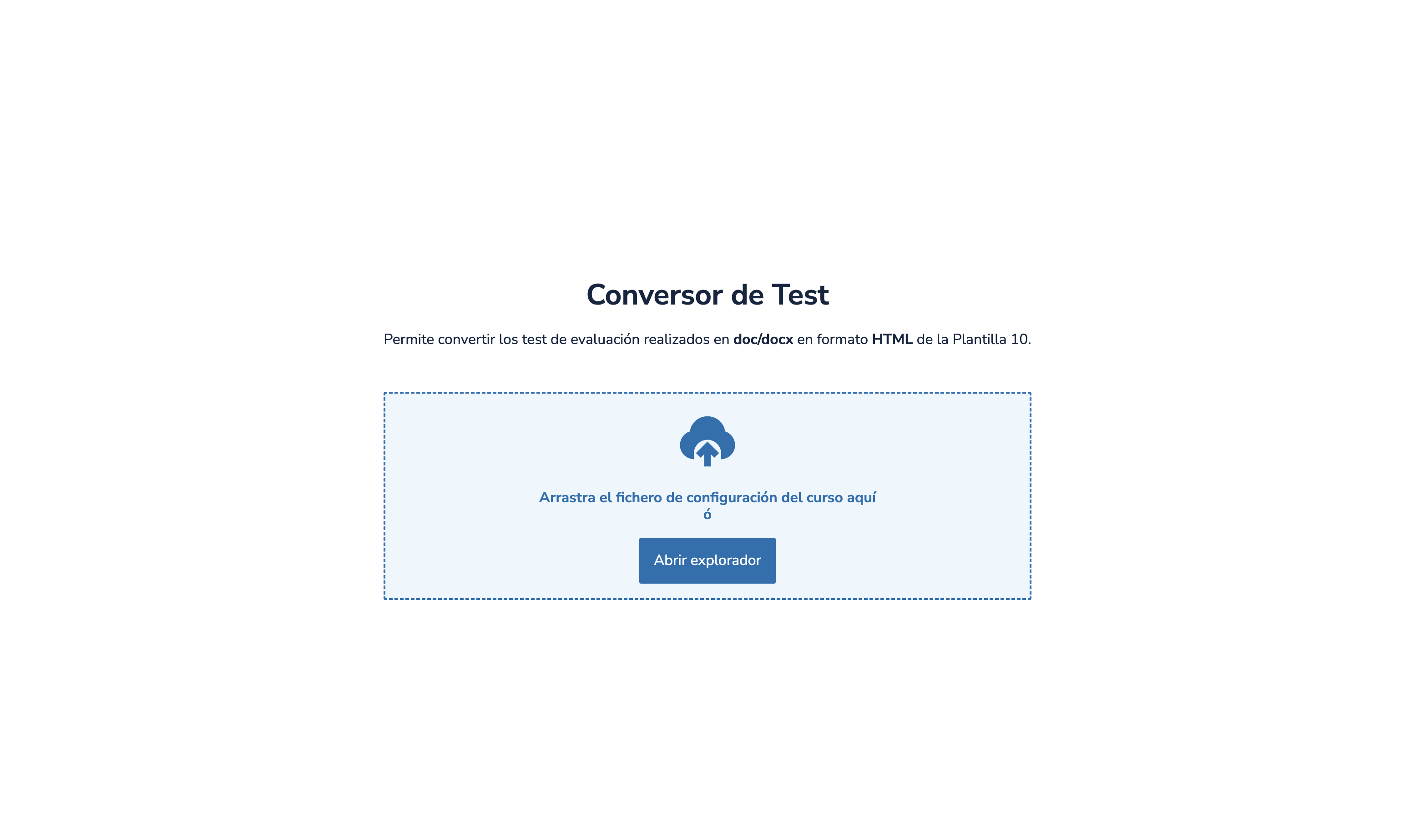 Conversor de Test