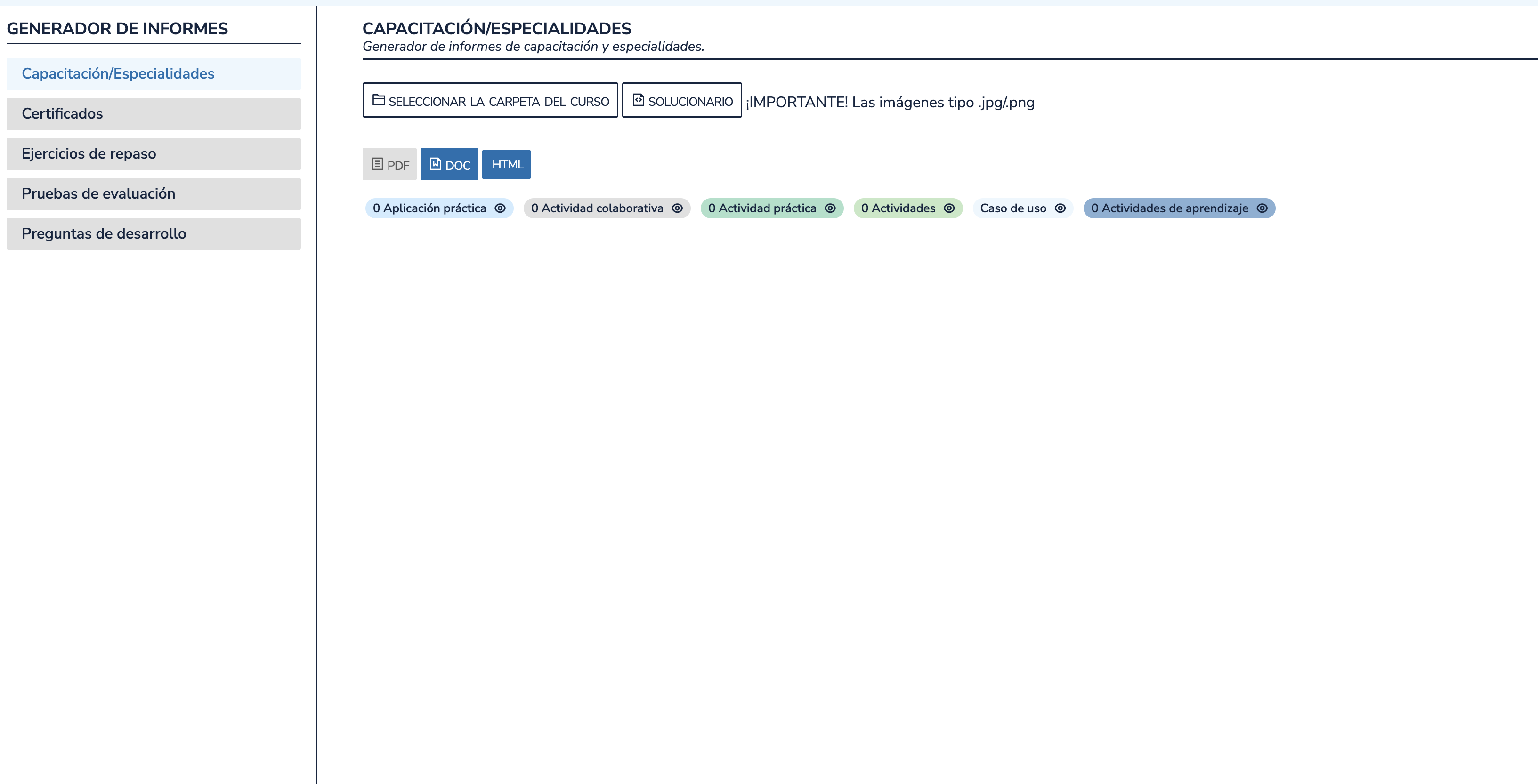 Generador de Informes